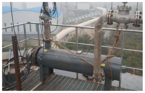 100KW压缩空气加热器，户外露天安装，更高使用温度300℃